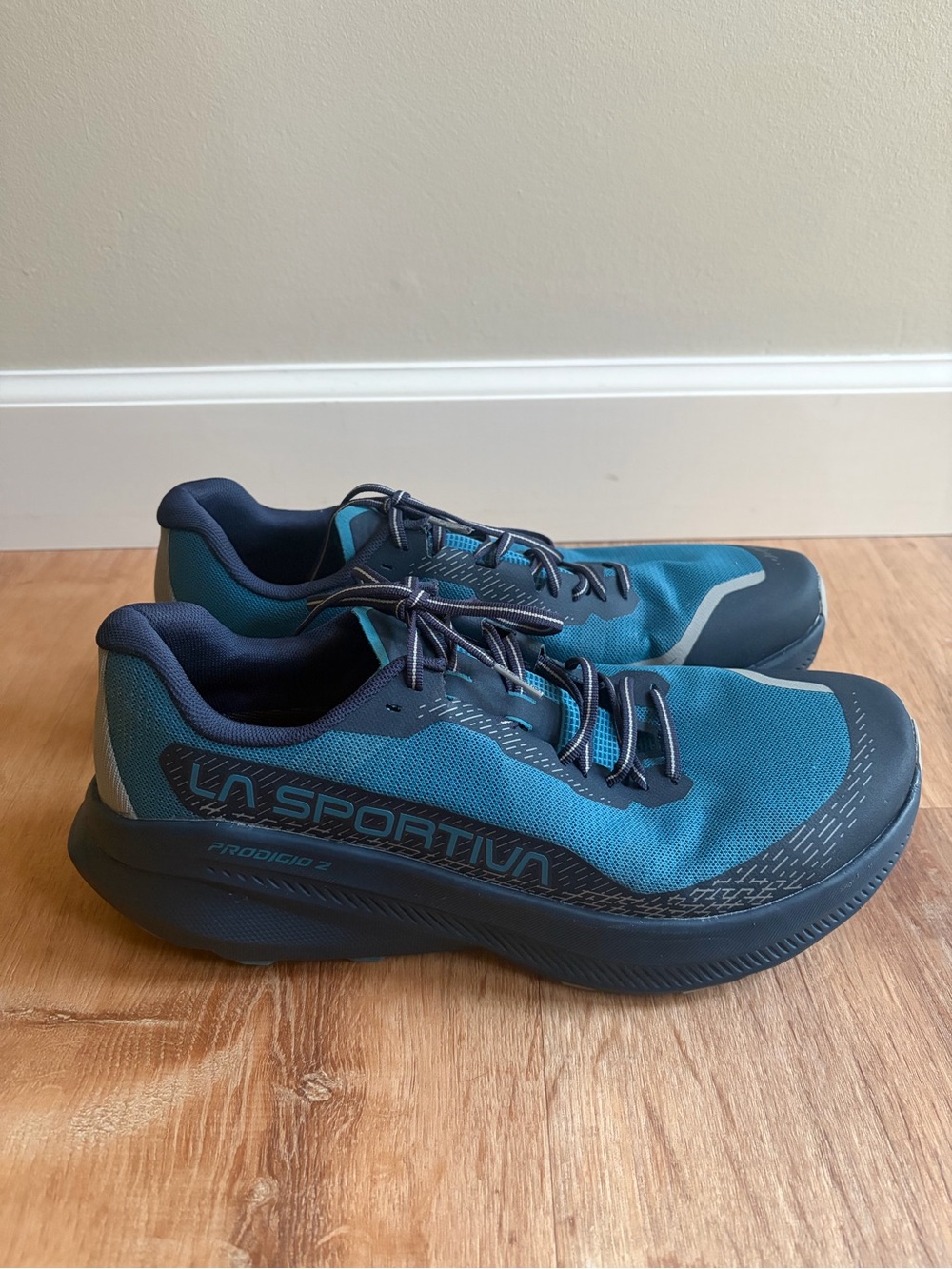 La Sportiva Men's Prodigio 2 Trail Shoes - Teal & Black